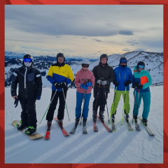 TeamGranit auf Ski